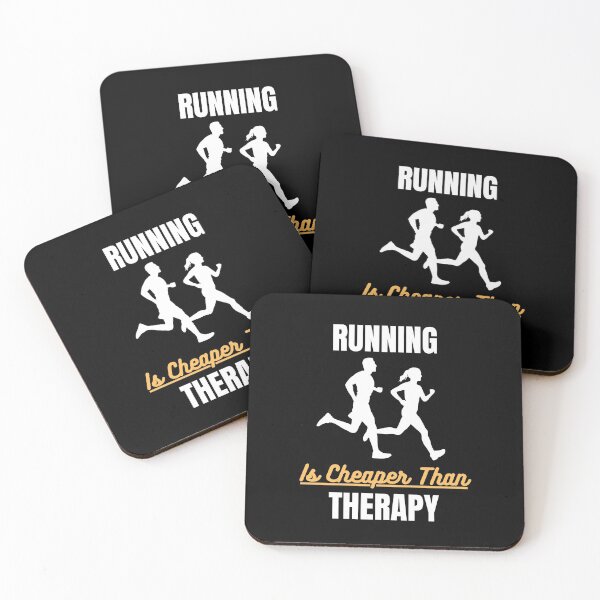 Item preview, Running Is Cheaper Than Therapy designed and sold by momsnpops.