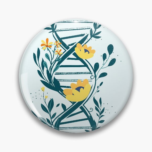 Item preview, Floral Watercolor DNA flowers trees dna structure  designed and sold by ELmezz.