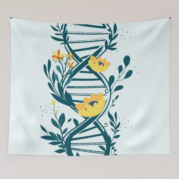 Item preview, Floral Watercolor DNA flowers trees dna structure  designed and sold by ELmezz.