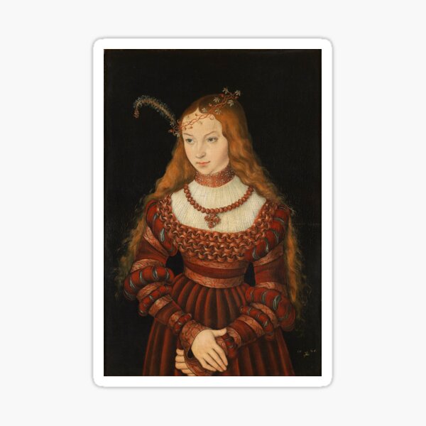 Aperçu de l'œuvre Princesse Sibylle de Clèves (1526) - Lucas Cranach l'Ancien créée et vendue par SALON DES ARTS.