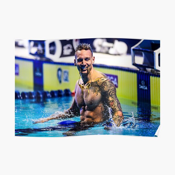 Famous Swimmer - Caeleb Poster