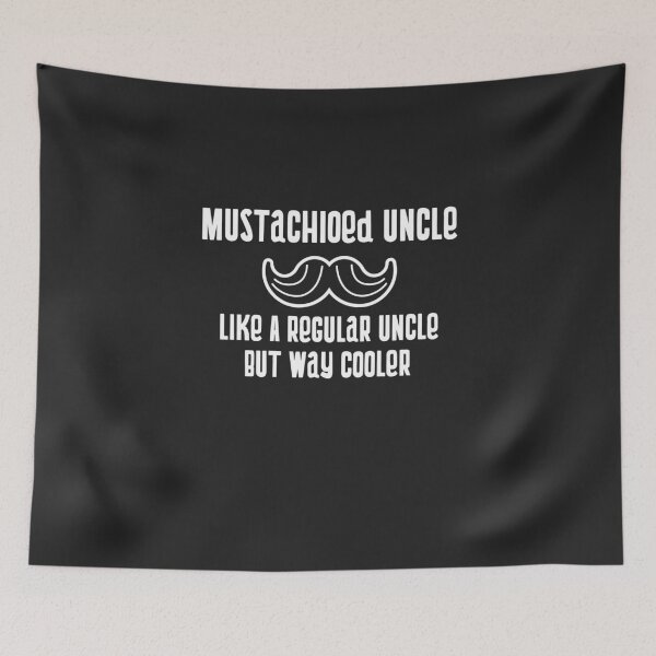 Item preview, Mustachioed Uncle Like A Regular Uncle But Way Cooler designed and sold by EricJP.