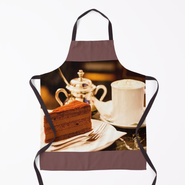 Item preview, Sachertorte chocolate cake in old-fashioned Viennese coffee house designed and sold by Rrrainbow.