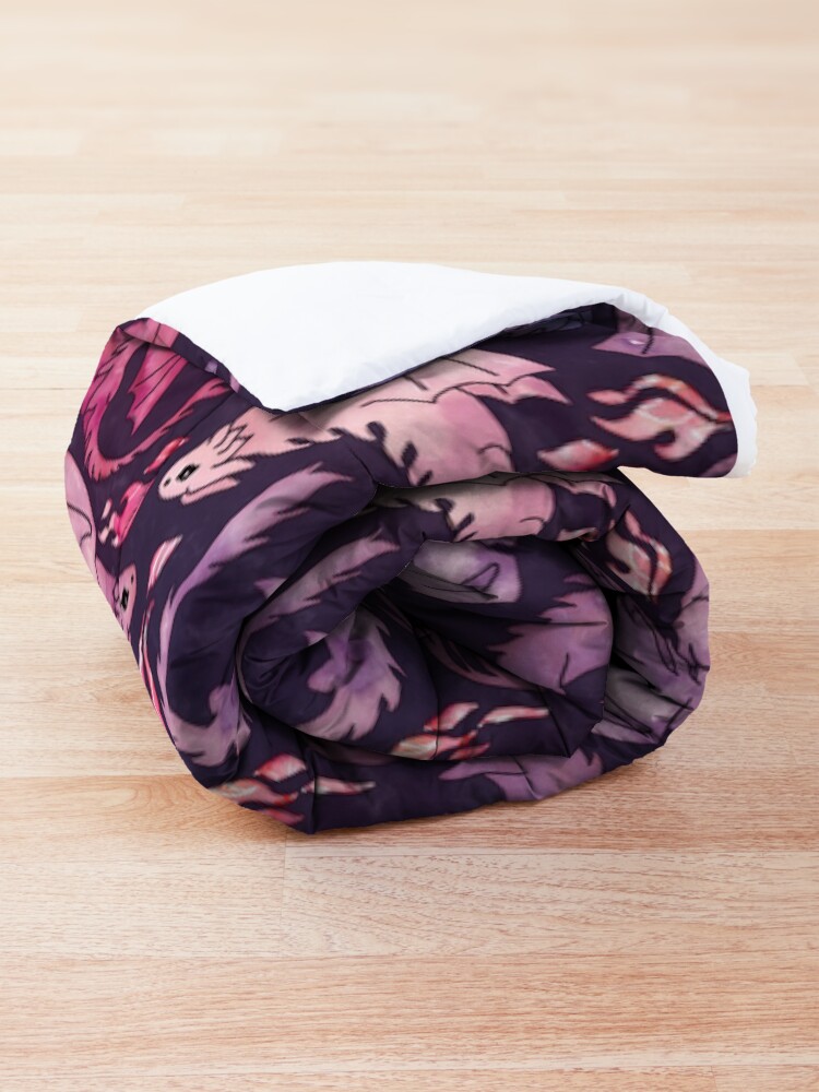Alternate view of Dragon fire dark pink & purple Comforter