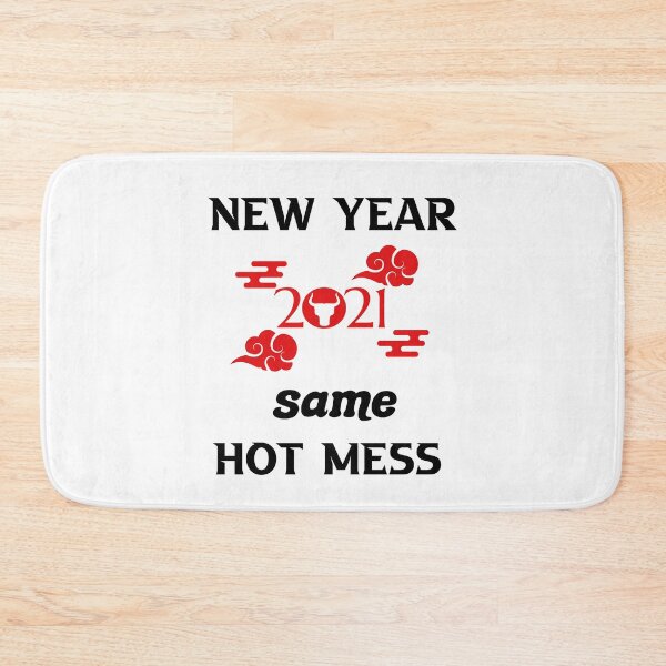Item preview, new year same hot mess, funny gift   designed and sold by DANT-shirts.