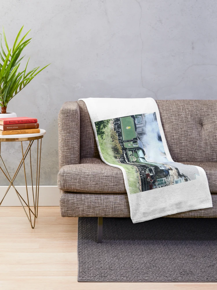 Thumbnail 2 of 6, Throw Blanket, Steam train designed and sold by Ribster13.