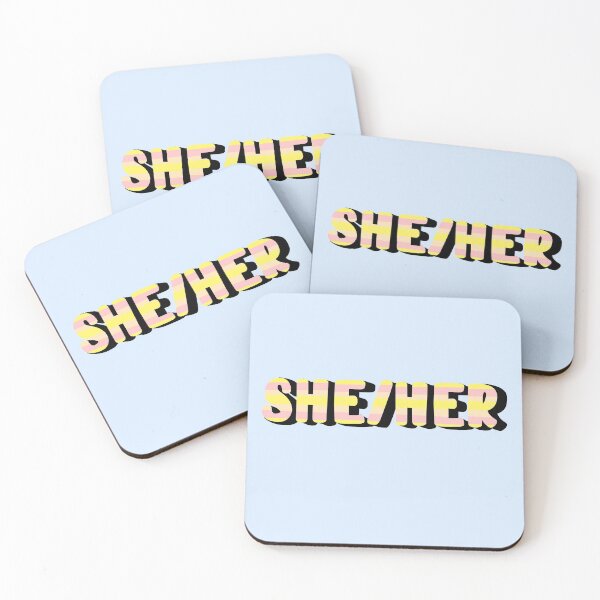 Item preview, Nominsexual Flag She/Her Pronoun designed and sold by EuropaPrints.