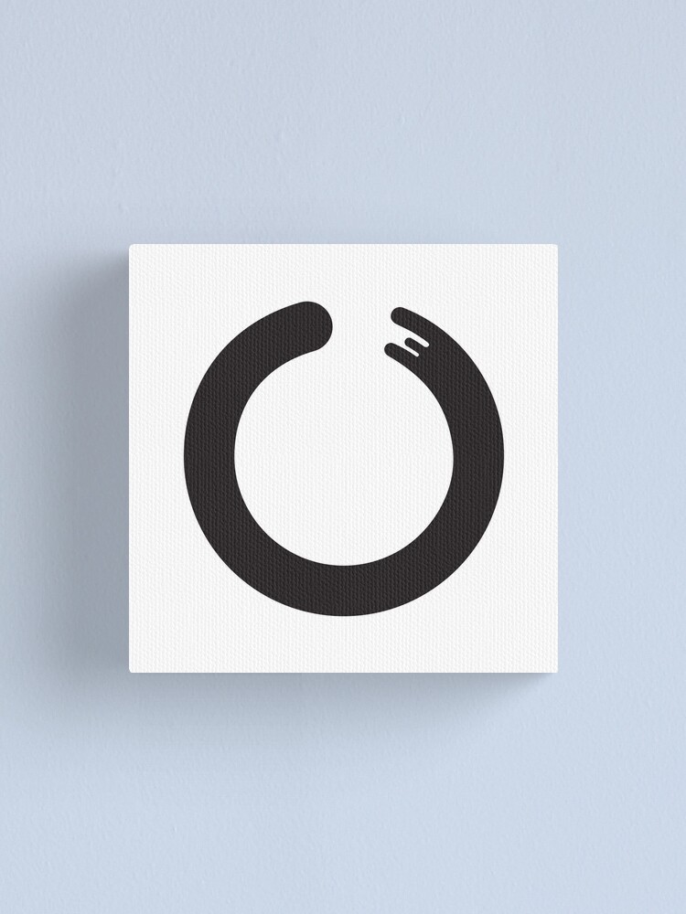 Enso Zen Circle Canvas Print