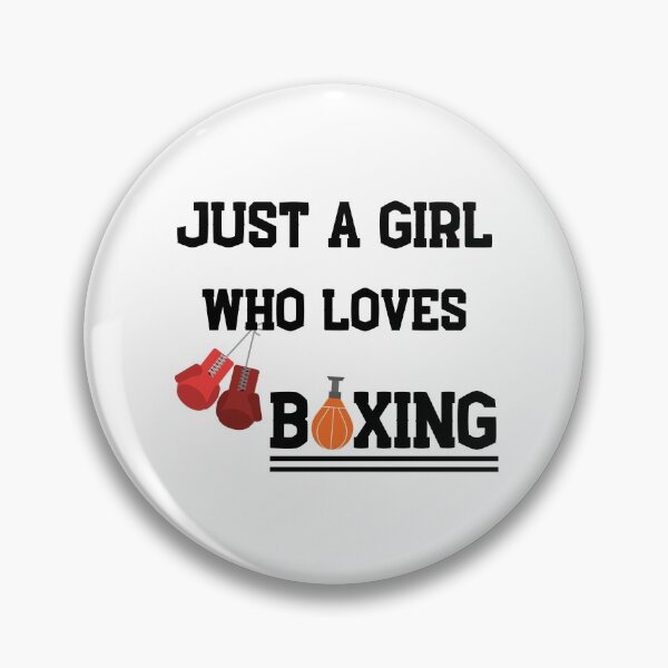 Item preview, Just A Girl Who Loves Boxing designed and sold by Quadghouls.