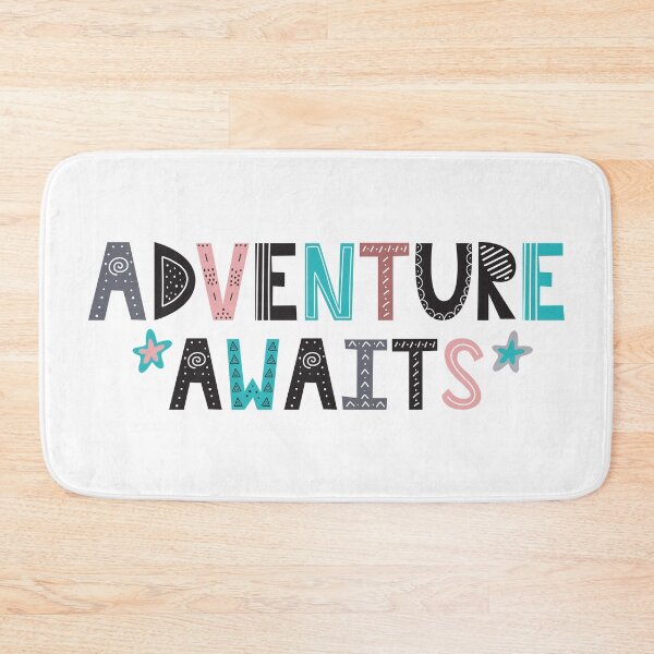 Item preview, Adventure Awaits Inspirational Quote designed and sold by AGDStudio.