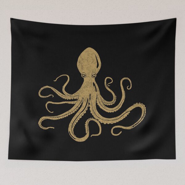 Item preview, Octopus, black designed and sold by Cevetan.