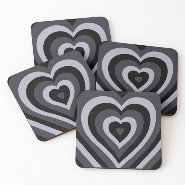 Item preview, BLACK HEART LATTE designed and sold by Glossypop.