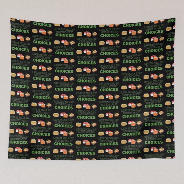Item preview, Gyoza / Sushi / Ramen - Life is full of important choices designed and sold by avocadissimo.
