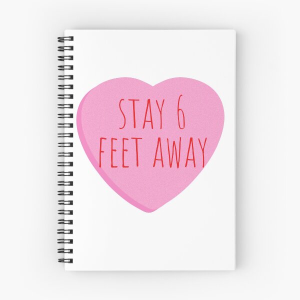 Item preview,  stay 6 feet away conversation heart designed and sold by PERsonalthreads.