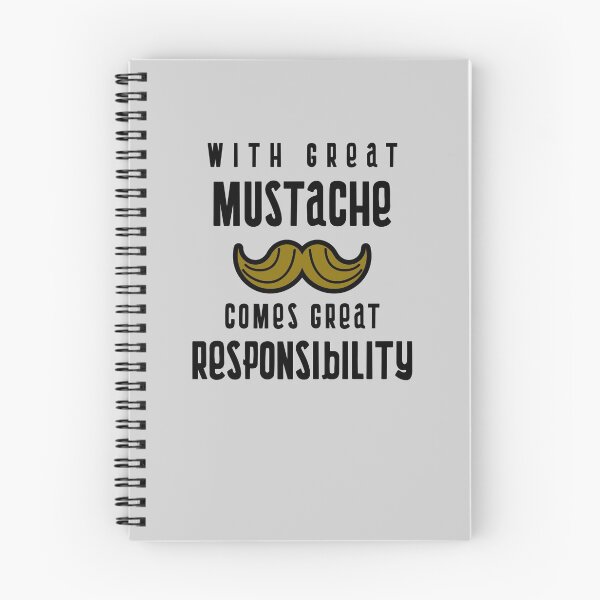 Item preview, With Great Mustache Comes Great Responsibility designed and sold by EricJP.
