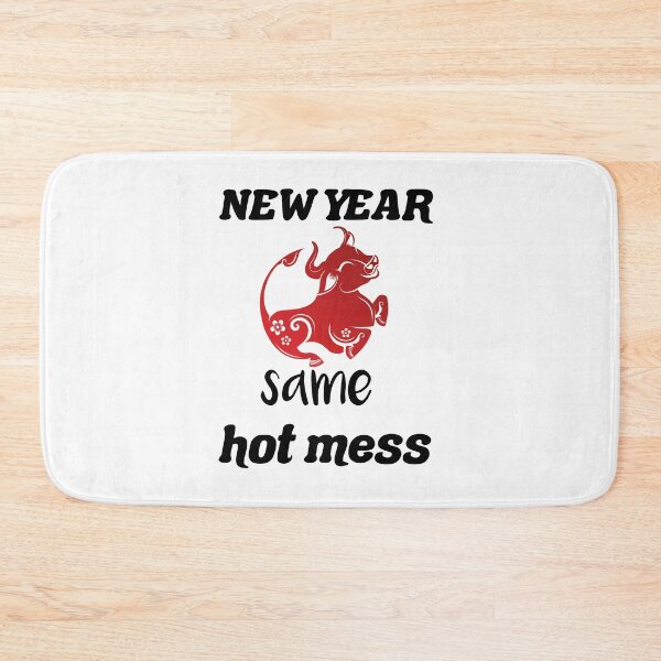 Item preview, new year same hot mess, funny gift   designed and sold by DANT-shirts.