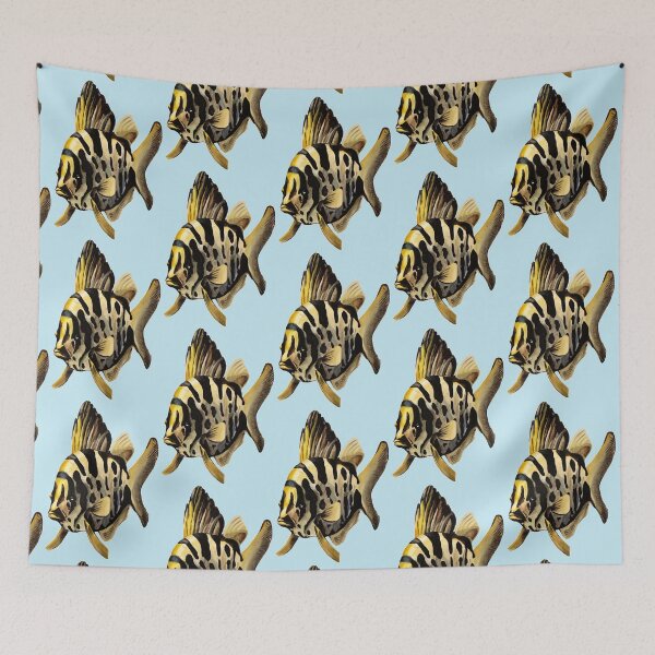 Item preview, Yellow Fish designed and sold by DeyanaDeco.