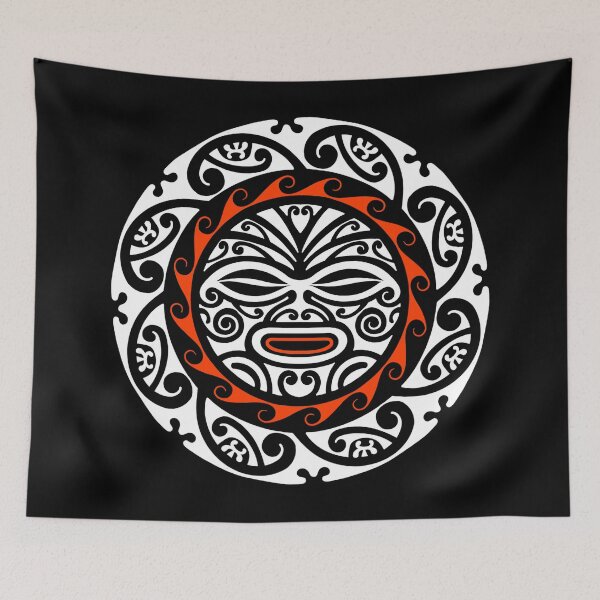 Item preview, Tiki face sun designed and sold by tattoocreater.
