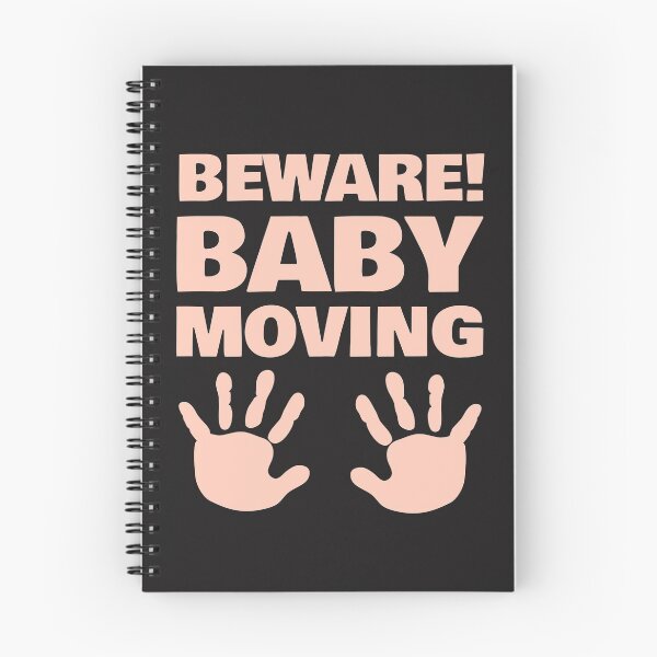 Item preview, BEWARE BABY MOVING, BABY ON BOARD, PREGNANT MOMMA, BABY DUE, designed and sold by R B Chrystal.