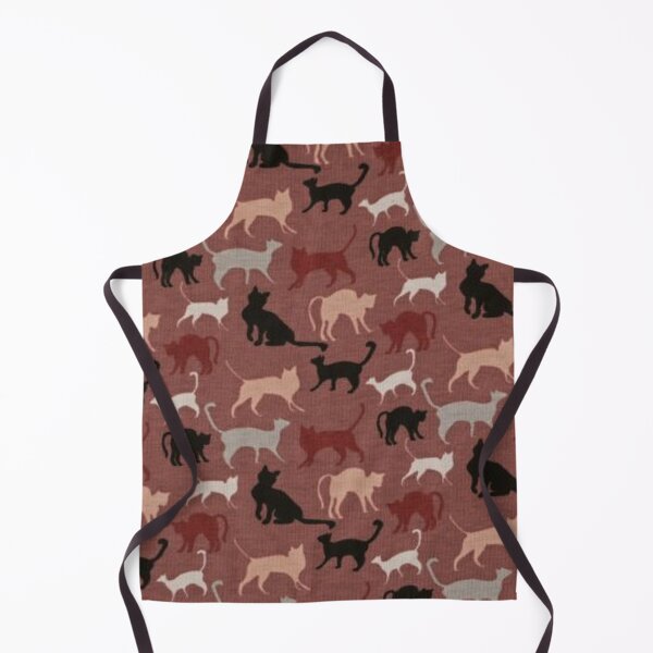 Item preview, Cats pattern, black white brown light brown gray designed and sold by jwebmarket.