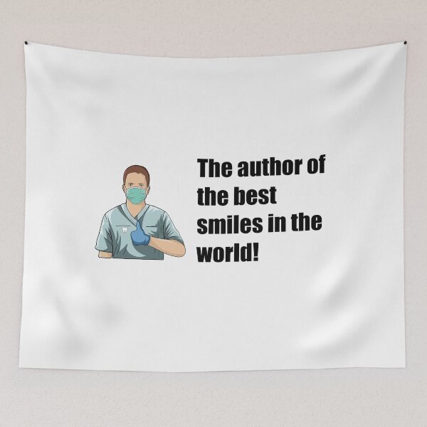Item preview, Author of the best smiles in the world designed and sold by AnyAmazingArt  ✌️.