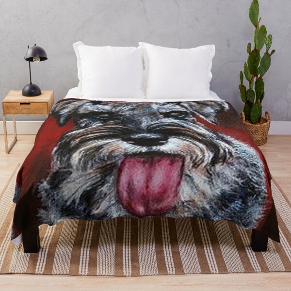 Item preview, Schnauzer dog art full face pets dogs cute sweet puppy Schnauzers designed and sold by Coolstuff4you71.