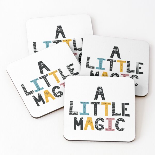 Item preview, A Little Magic Inspirational Quote designed and sold by AGDStudio.