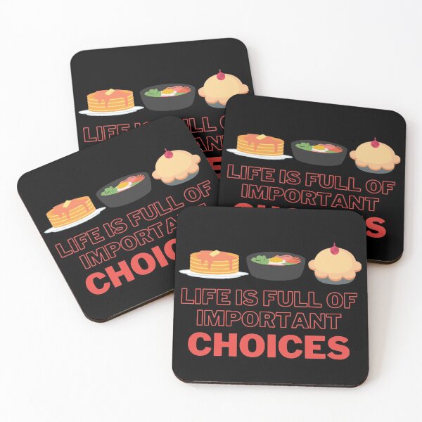 Item preview, pancake / salat / cake - Life is full of important choices designed and sold by avocadissimo.