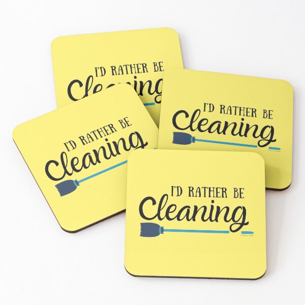 Item preview, Rather Be Cleaning Broom Funny Housekeeping Gifts designed and sold by SavvyCleaner.
