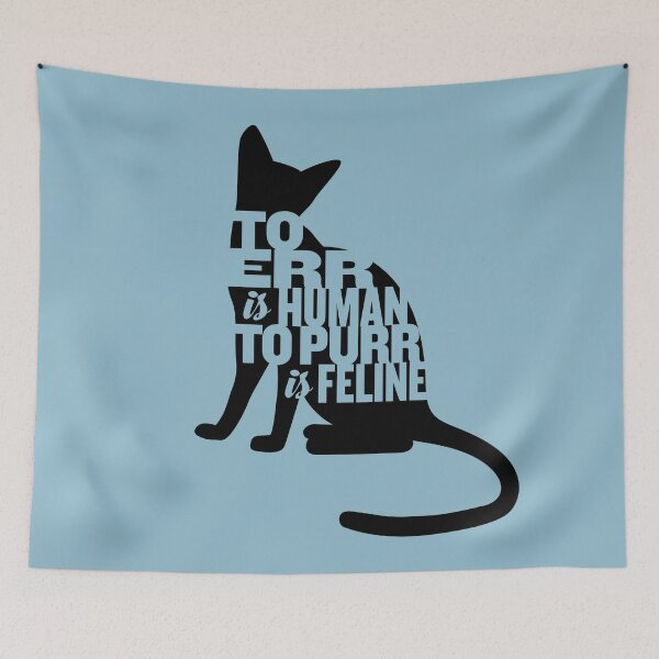 Item preview, To err is human, to purr is feline designed and sold by x1brett.