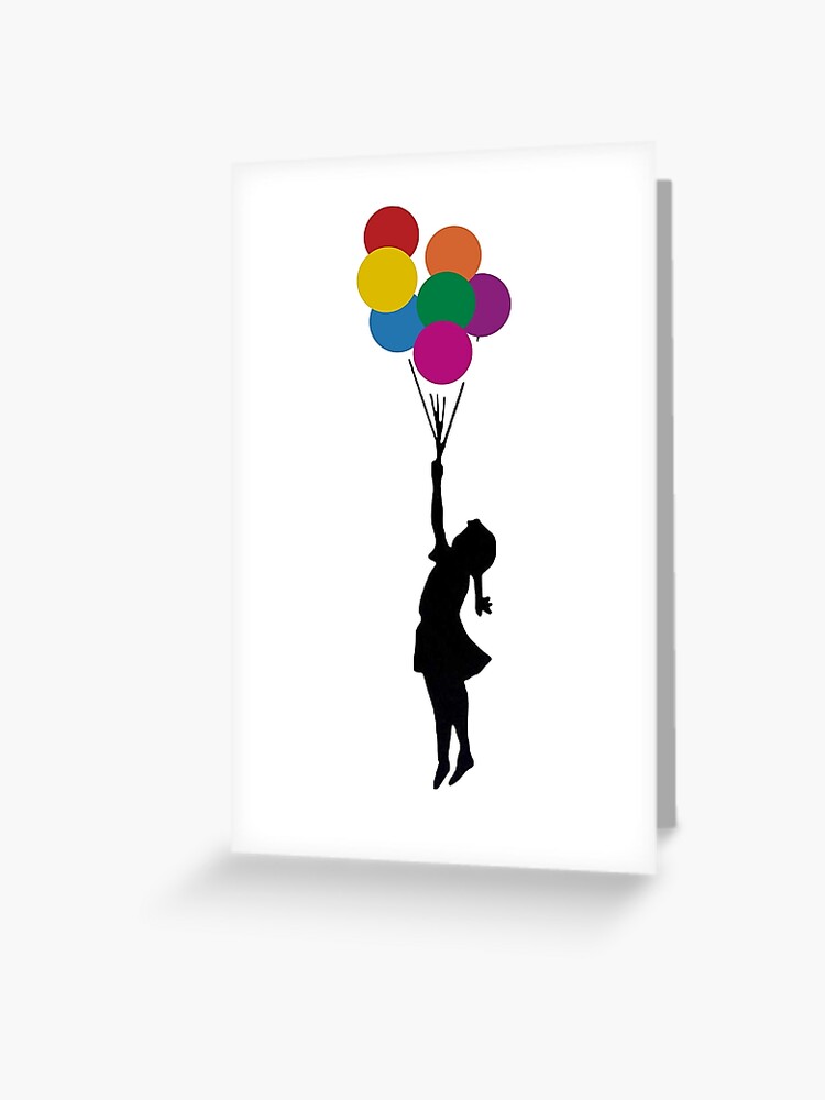 Poster for Sale avec l'œuvre « Fille de ballon volant » de l