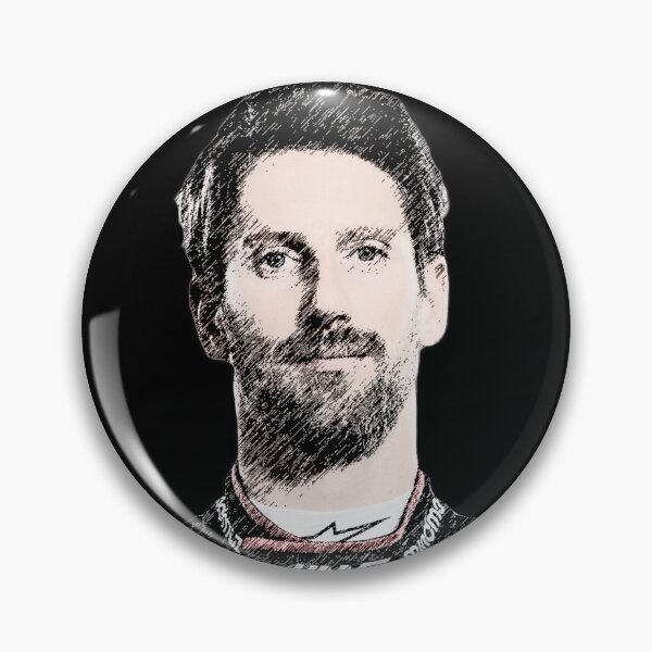 Item preview, Romain Grosjean- Distressed Poster designed and sold by reval-store.