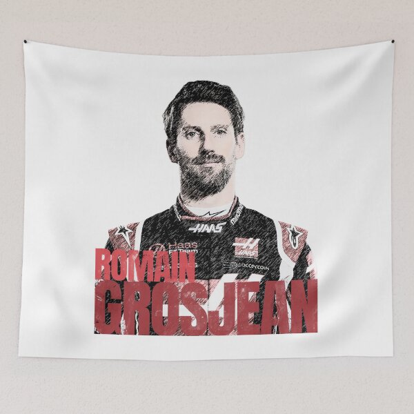Item preview, Romain Grosjean- Distressed Poster designed and sold by reval-store.