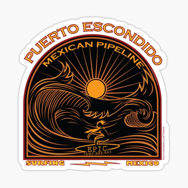 Artikel-Vorschau von SURFEN MEXIKANISCHE PIPELINE PUERTO ESCONDIDO, designt und verkauft von Larry Butterworth.
