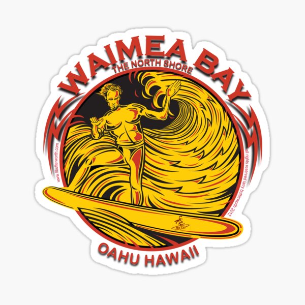 WAIMEA BAY Sticker