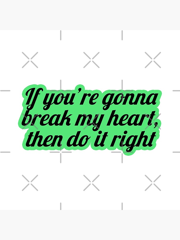"Break My Heart JC Stewart" Poster for Sale by RafaTakami Redbubble