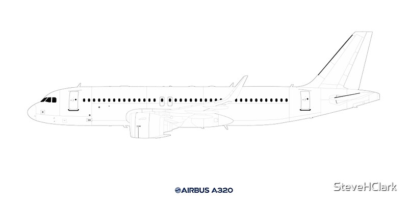 Airbus a320 рисунок