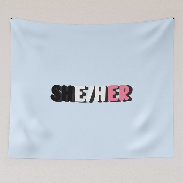 Item preview, Femaric Pride Flag She/Her Pronoun designed and sold by EuropaPrints.