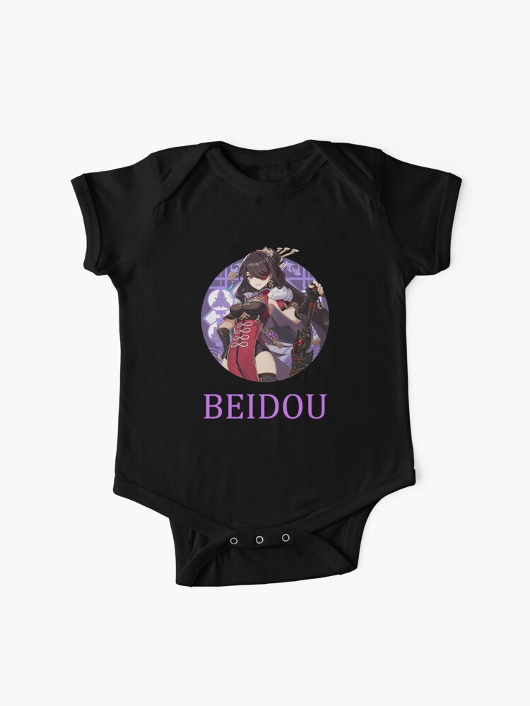 Genshin Impact Beidou Electro Pirate Character Baby One Piece By Krimsy Redbubble