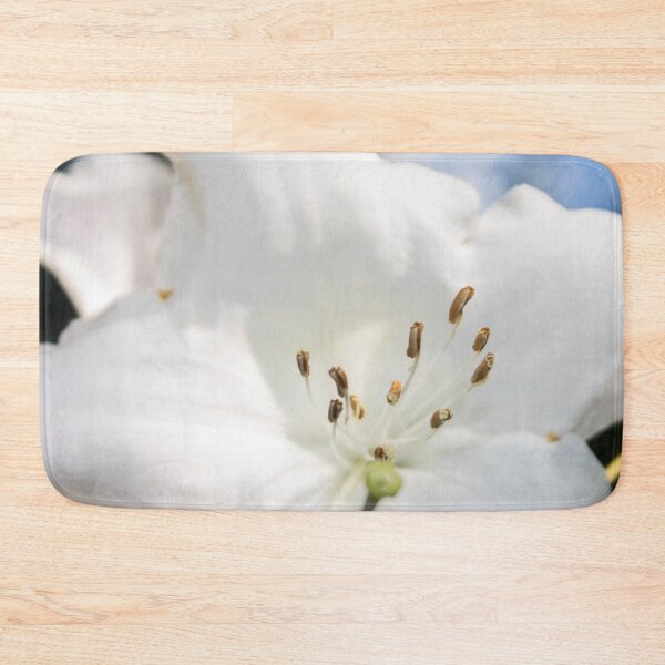 Item preview, white rhododendron flower with stamens, macro photo designed and sold by nataliavavilina.