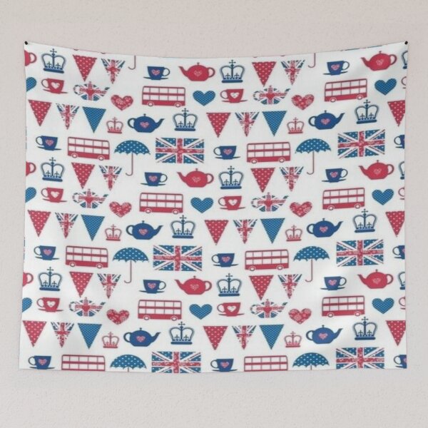 Item preview, United Kingdom Pattern - UK Flag - flag of uk designed and sold by The Merch.