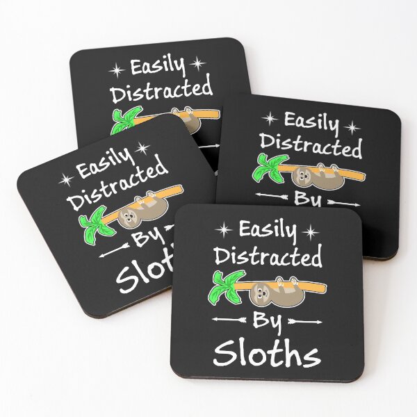 Item preview, Easily Distracted By Sloths designed and sold by vineeth.