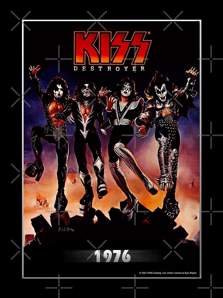Thumbnail 3 of 3, Drawstring Bag, KISS ® the band - Destroyer Year 1976 designed and sold by musmus76.