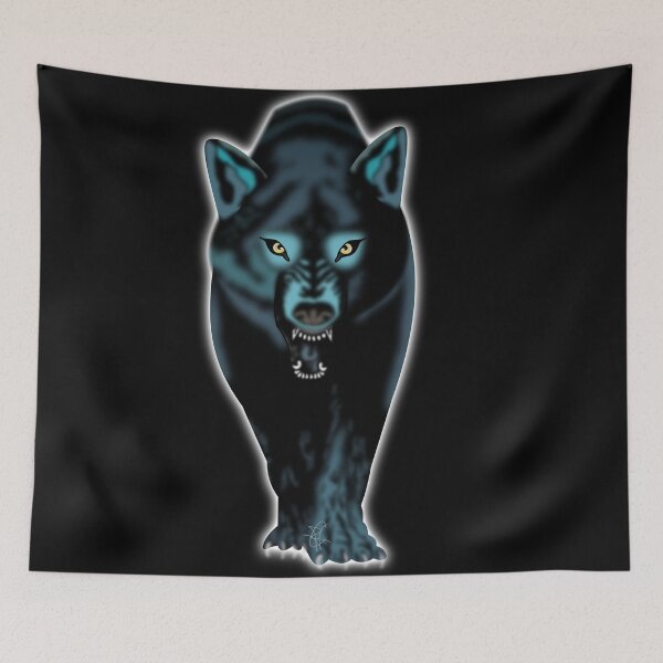 Item preview, Wolf black and dark designed and sold by Scatch Spot.