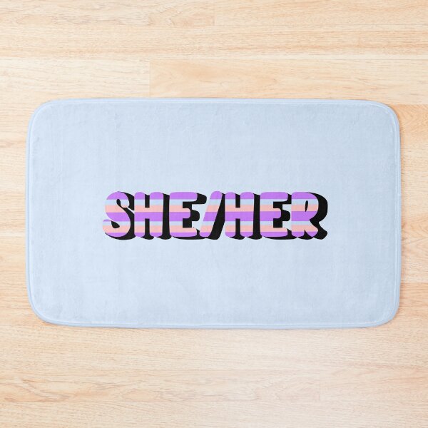 Item preview, Noinsexual Pride Flag She/Her Pronoun designed and sold by EuropaPrints.