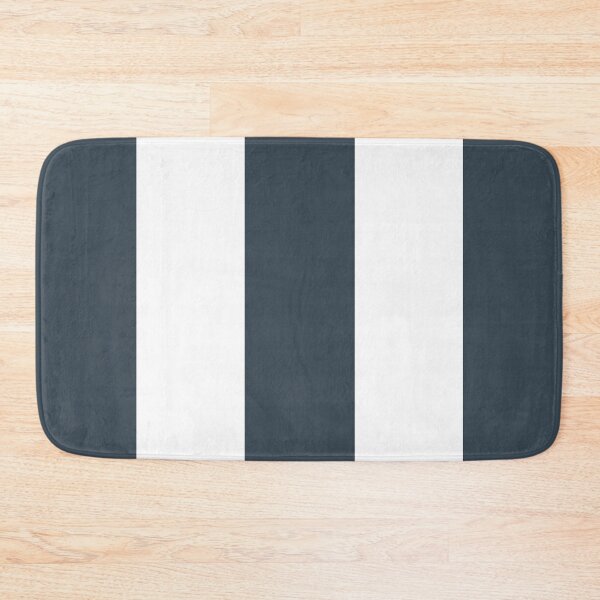 Item preview, Large CHARCOAL GREY and WHITE Vertical STRIPES designed and sold by RachelMacht.