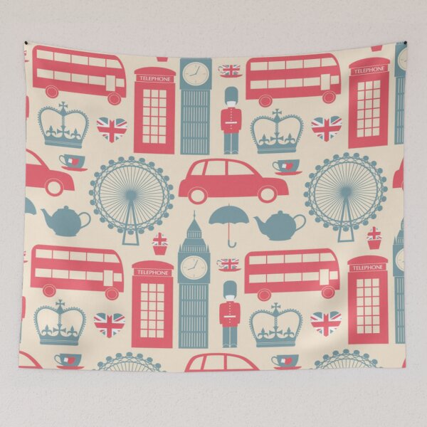 Item preview, United Kingdom Pattern - UK Flag - flag of uk designed and sold by The Merch.