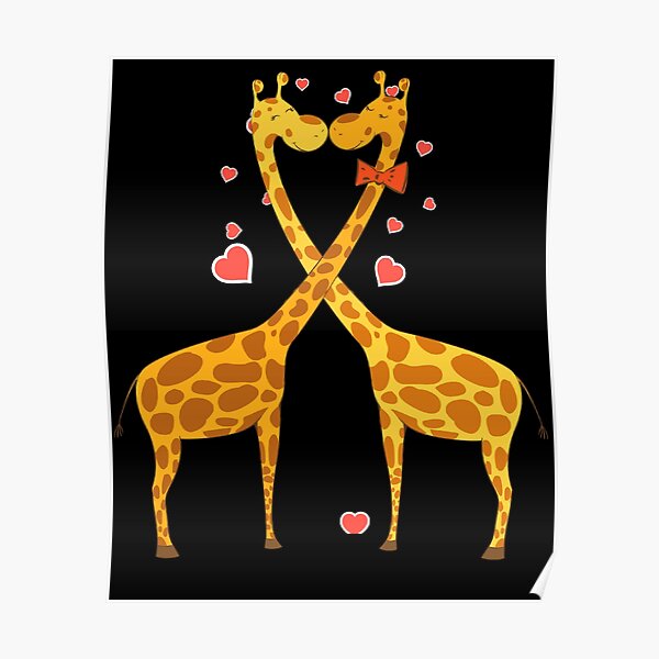 Decoración: Jirafas Enamoradas | Redbubble Decoración: Jirafas Enamoradas | Redbubble