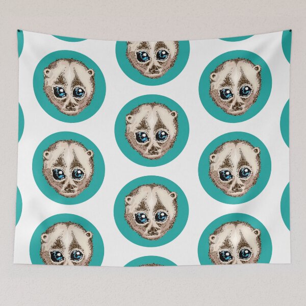 Item preview, Slow loris cute face, lemur love designed and sold by Francesco Carli.
