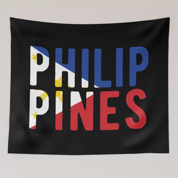 Item preview, Philippines Flag Text designed and sold by OldDannyBrown.